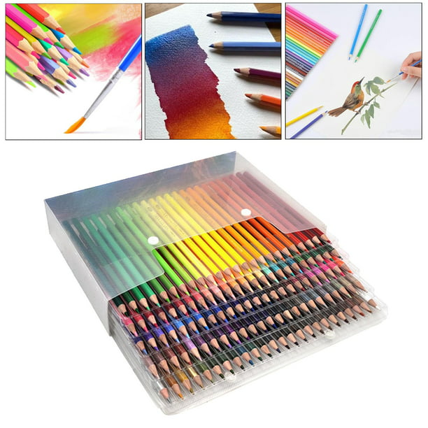 Lápices de colores de 12 colores profesionales para niños y adultos, juego  de lápices de dibujo de color artístico