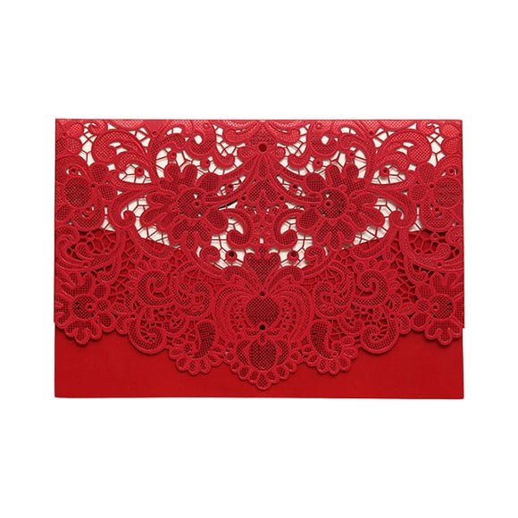25 tarjetas de invitación de boda ahuecadas con sobres para boda leyfeng invitaciones tarjetas