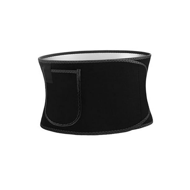 Cinturón de entrenamiento de cintura para mujer, recortador de cintura,  cinturón moldeador de cuerpo adelgazante, cinturón de faja deportiva (grado  superior), color negro Ormromra Protección Deportiva