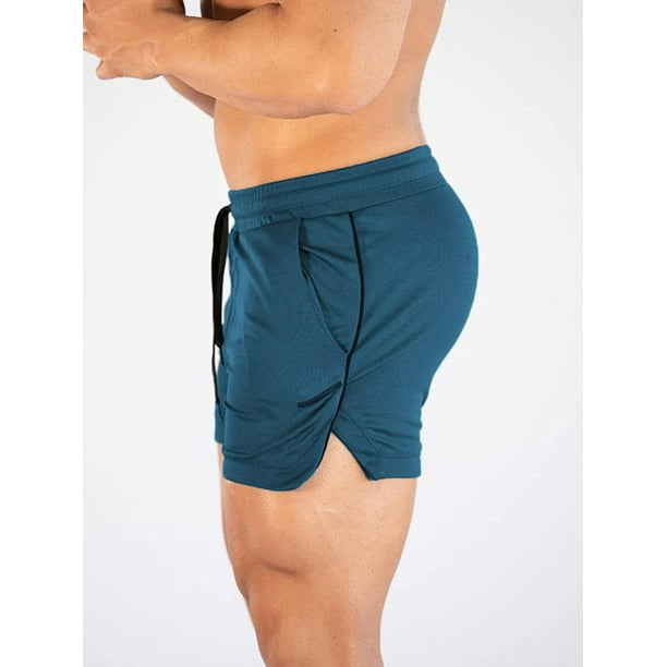 Pantalones cortos para para hombre en 1, pantalones cortos deportivos para  gimnasio, pantalones de verano para gimnasio Verde Zulema Shorts deportivos  para hombre