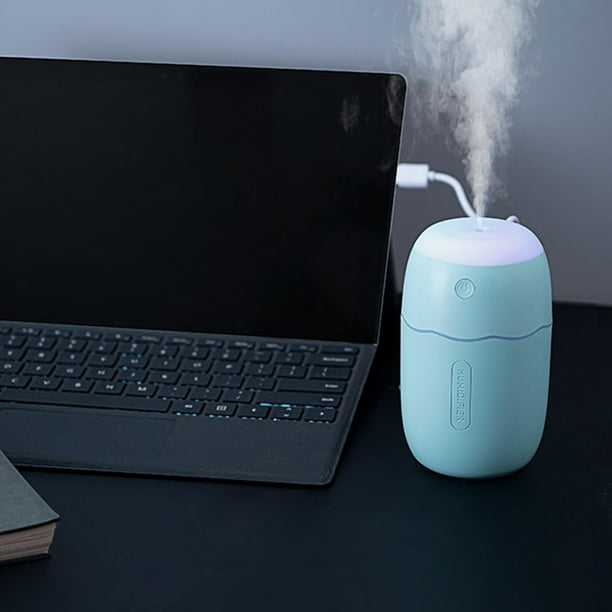 Humidificador portátil, difusor de humedad de aire de escritorio Personal,  silencioso, alimentado por USB