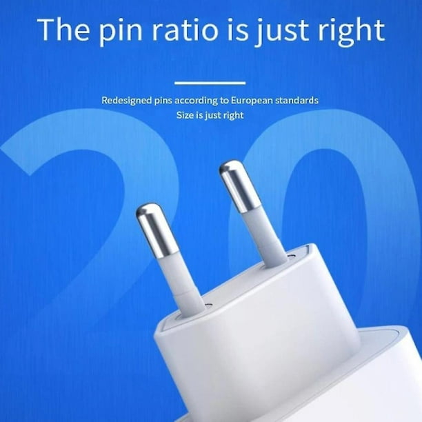 20w Iphone Ipad Cargador rápido Apple Usb-c Adaptadores de corriente  Eu-plug