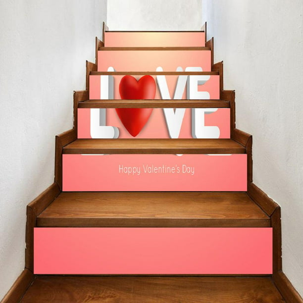 Calcomanías De Pared Escaleras Escaleras Vinilos Decorativos De Pared  Vinilos Para El Dormitorio 1 BLESIY Calcomanías de escaleras en 3D
