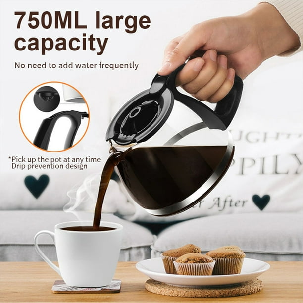 Methold Molienda eficiente de gran capacidad de grano - Cafetera eléctrica  Cafetera con molinillo de café en grano Cables de audio/vídeo