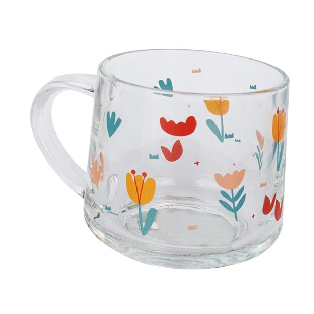 1pc, Taza De Agua De Vidrio Acanalado, Tazas De Café De Vidrio  Transparente, Tazas Creativas Para Beber, Vasos De Verano E Invierno,  Artículos De Cocina Para El Hogar - Temu