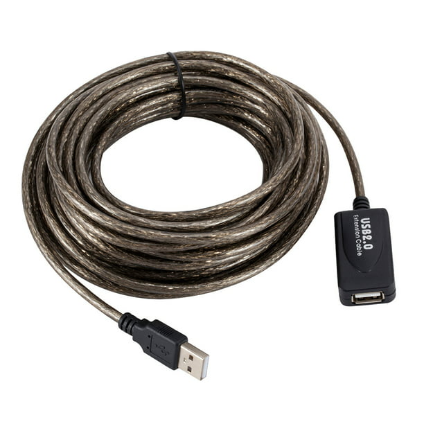 Cable extensor USB con chip USB 2.0 de alta velocidad, repetidor activo  para teclado e impresora, longitud 10m, por Kearding DZ4162-02