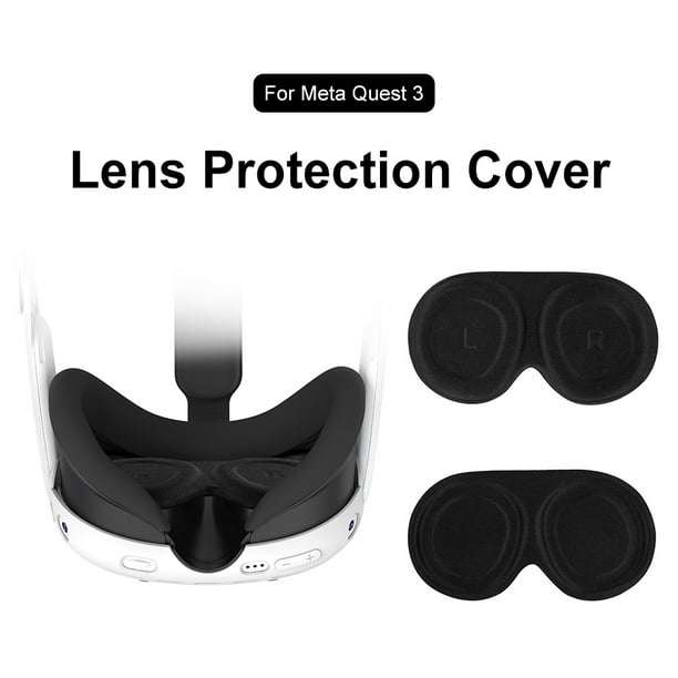 Funda protectora de lente EVA, funda protectora reutilizable para  auriculares Meta Quest 3 VR DQrwqpou