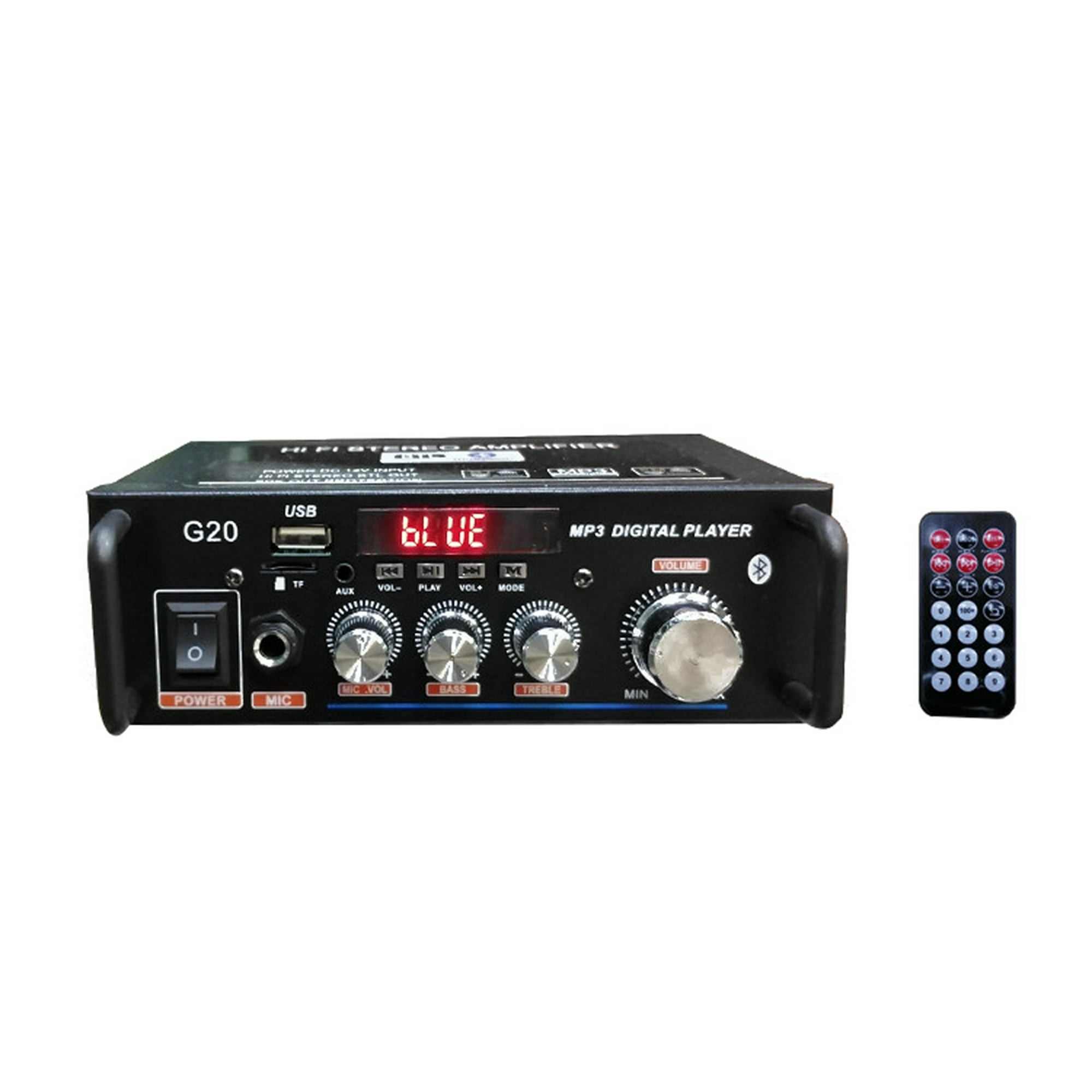 Amplificador Irfora Amplificadores para el hogar Sistema de sonido de cine  en casa de alta fidelidad Amplificadores de audio para coche Control remoto  del reproductor Irfora Amplificador