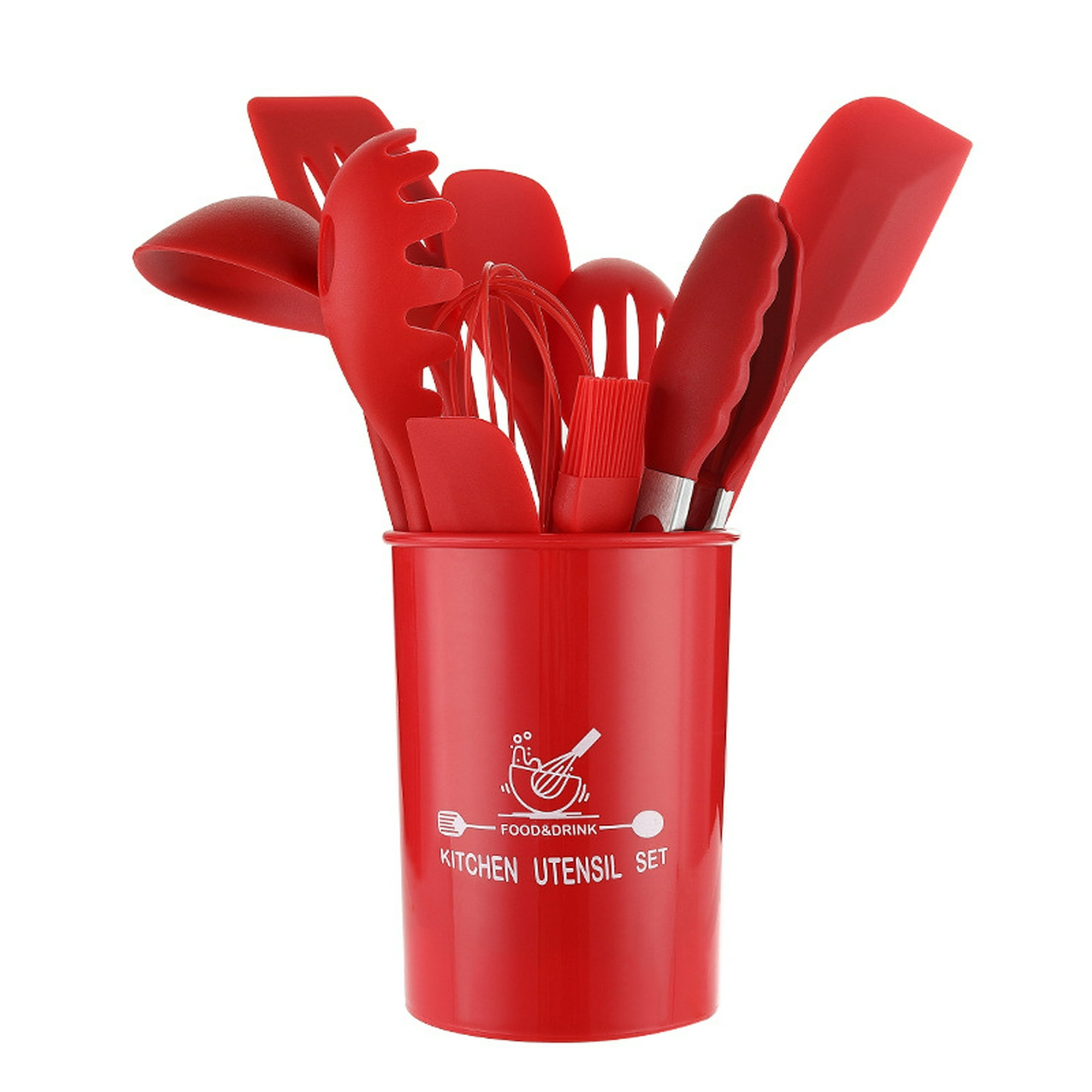 Juego de utensilios de cocina de silicona para cocinar, juego de utensilios  de cocina coloridos con Vhermosa WRHS-63