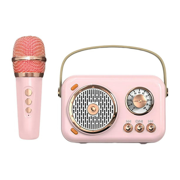 Máquina de Karaoke Hugo con 1 Micrófono, Juguete para Niñas y
