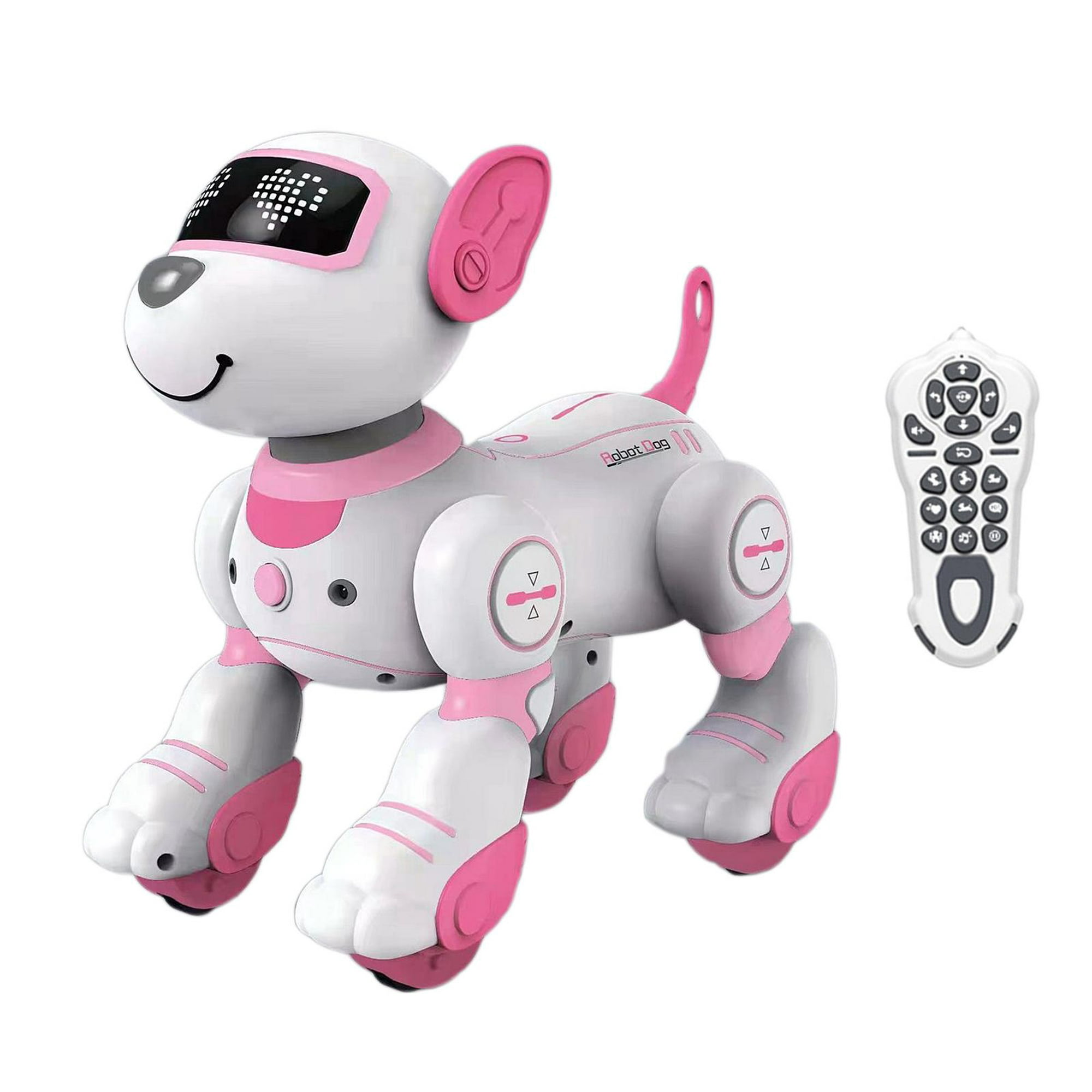 Perro interactivo electrónico Juguetes de peluche interactivos Perro  inteligente Perro que camina Cachorro de peluche Mascota de juguete con  campana Estilo B Baoblaze juguete electronico