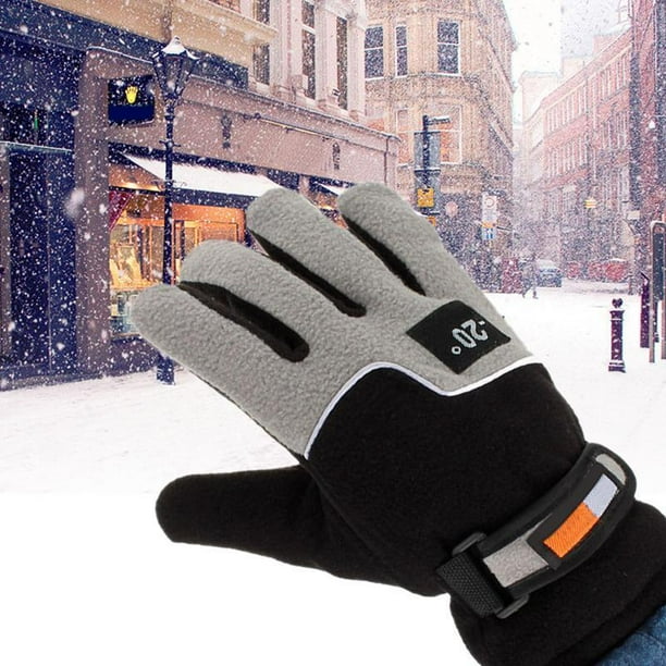 Guantes térmicos de invierno para hombre para moto esquí nieve Snowboard  forro polar cálido JShteea El nuevo