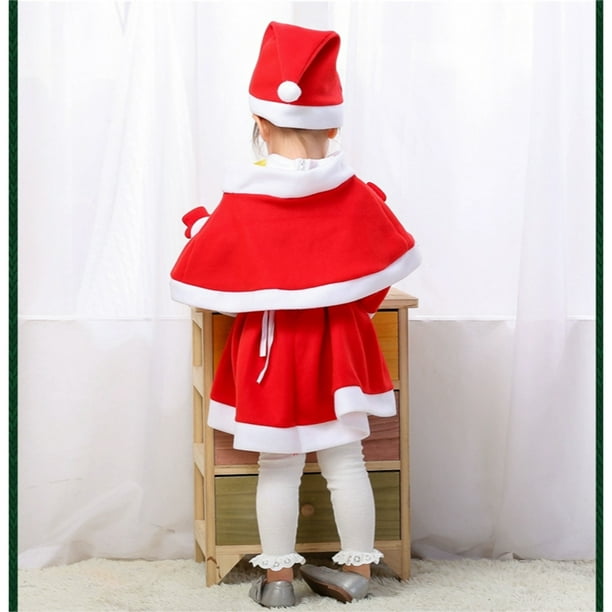 Capa de Santa Claus para mujer, disfraz de Navidad y Halloween, capa roja y  rosa para fiesta de invierno