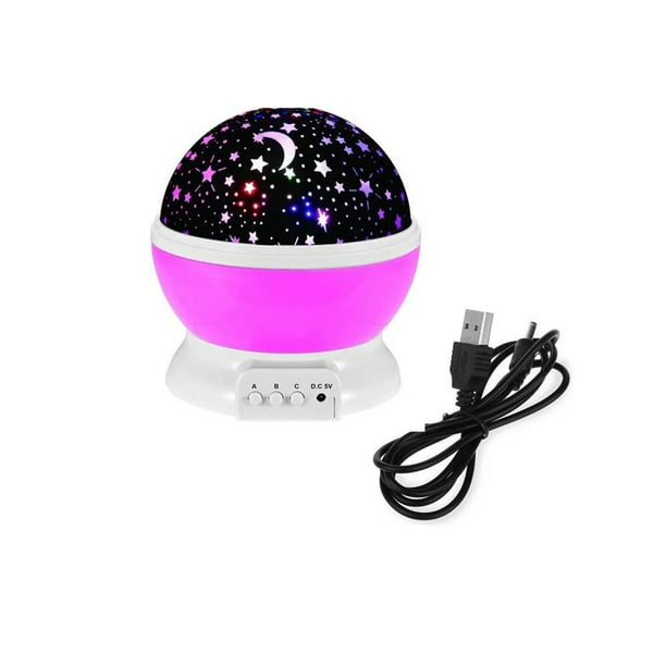 Proyector de estrellas Gadgets & fun para niños lampara de noche giratoria