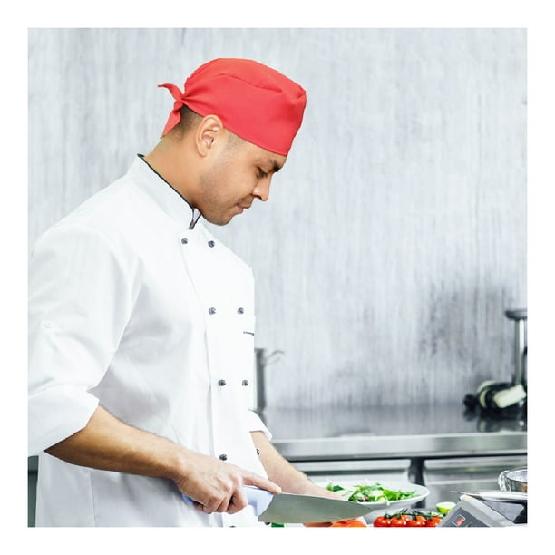 Cocinero de hombre barbudo llevar gorro de cocinero y uniforme de cocina  profesional de alimentos cocinero hombre con sombrero de cocinero