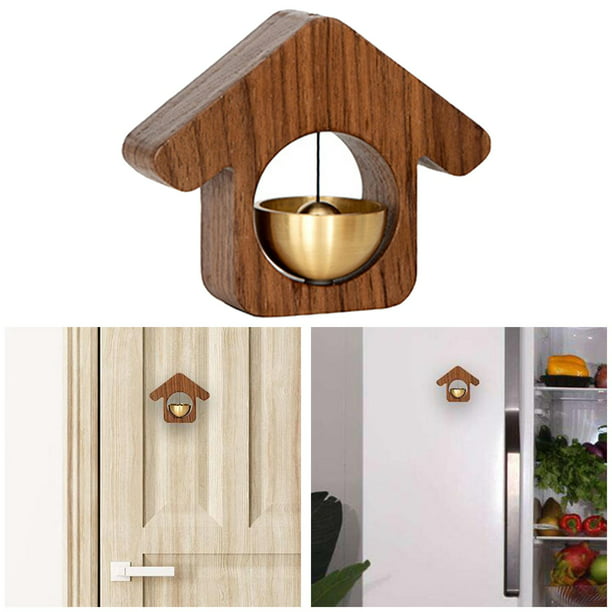 Campanas de , timbre de cobre hecho , muebles para , campana para  refrigerador, adornos para puerta, decoración marrón Baoblaze Timbre de  puerta