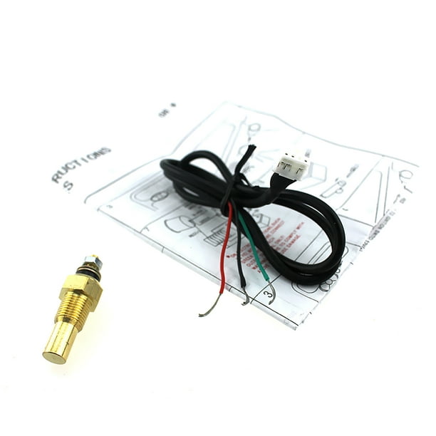 LED Sensor Medidor Digital de Temperatura de Agua 2 52mm Universal para  Camión Coche Sunnimix Medidor de la temperatura del agua