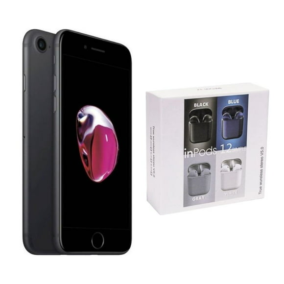 smartphone iphone 7 32gb reacondicionado negro  audífonos genéricos apple iphone iphone 7