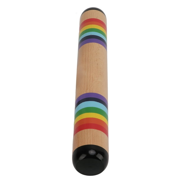  Juguete de madera para hacer lluvia, palo de lluvia de haya,  coctelera de percusión orff, sonido ligero de gota de lluvia para el hogar  para el bebé para clase : Instrumentos