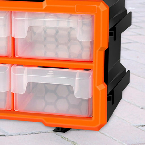 Caja de herramientas Caja de componentes Piezas de plástico de