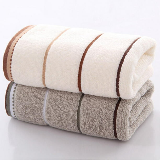 Juego de toallas de baño de 8 piezas, color blanco, 2 toallas de baño  grandes de gran tamaño, 2 toallas de mano y 4 toallas faciales, juego de  toallas