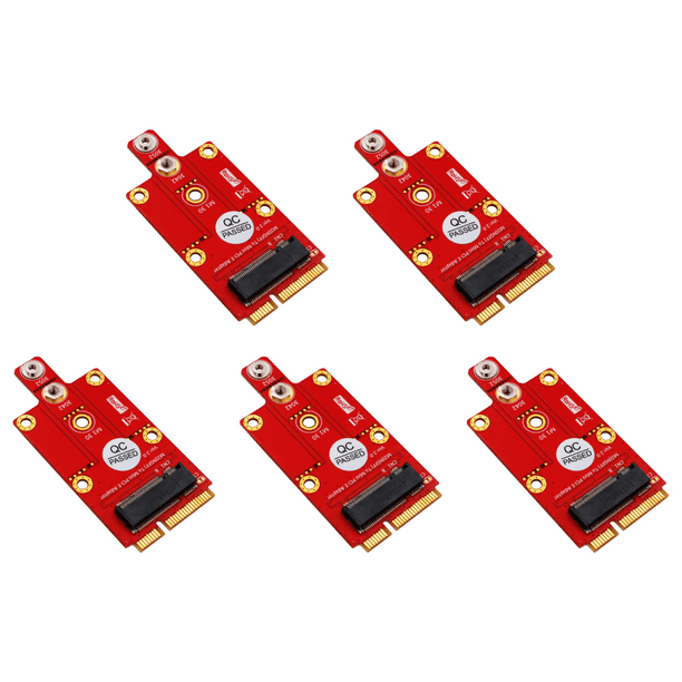 JMT NGFF M.2 Key B zu Mini PCI-E Adapter für 3G/4G/5G GSM LTE Modul Mini PCIe Karte zu Desktop PC