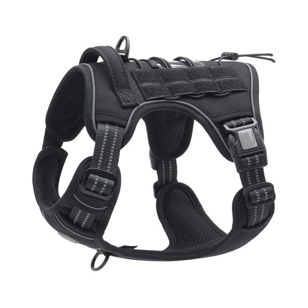 Arnes Anti tirones Negro L —  arnes para perros grandes