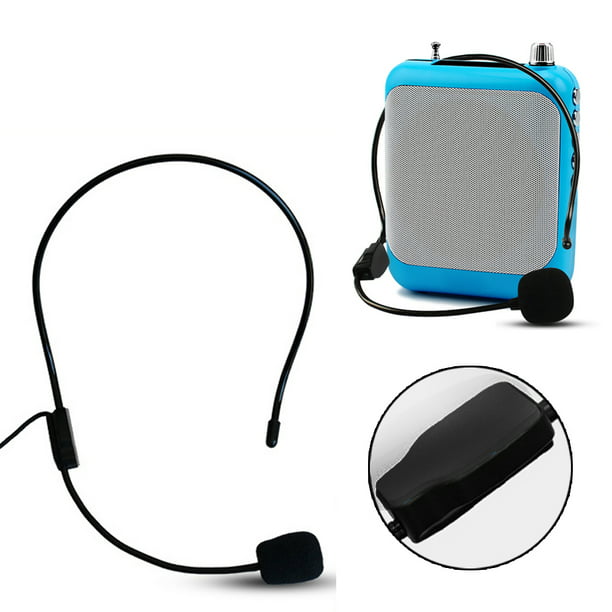 Micrófonos Profesor Guía turístico Micrófono inalámbrico Grabación de audio  Micrófono montado en cabezal