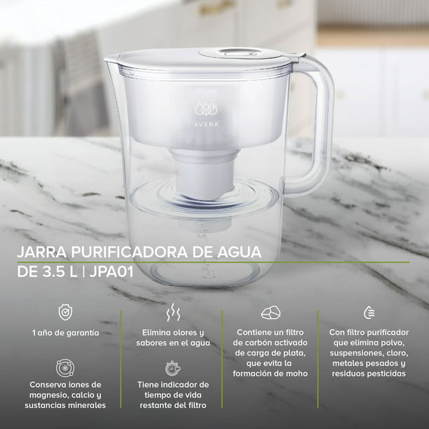 Brita Jarra de filtro de agua de todo el día, blanco, grande, 10 taza, 1  cuenta : Hogar y Cocina 