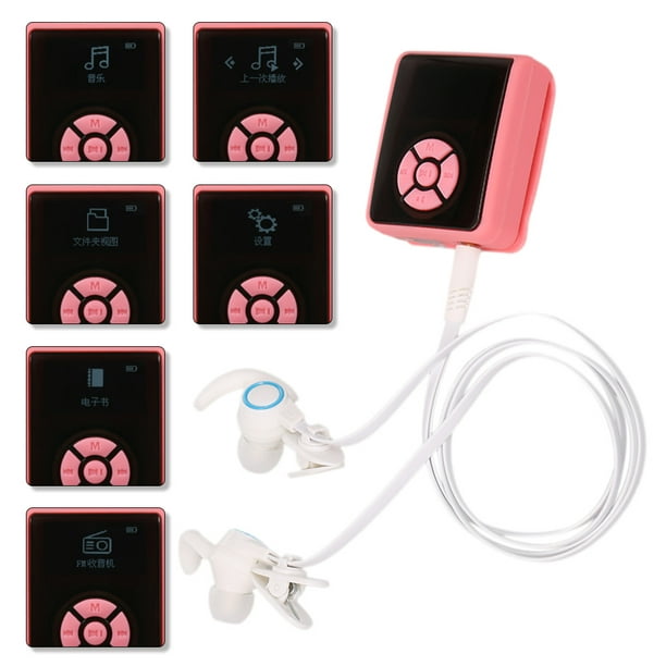 Auriculares Bluetooth Reproductor de música a prueba de agua Radio Fm para  nadar Correr Deportes