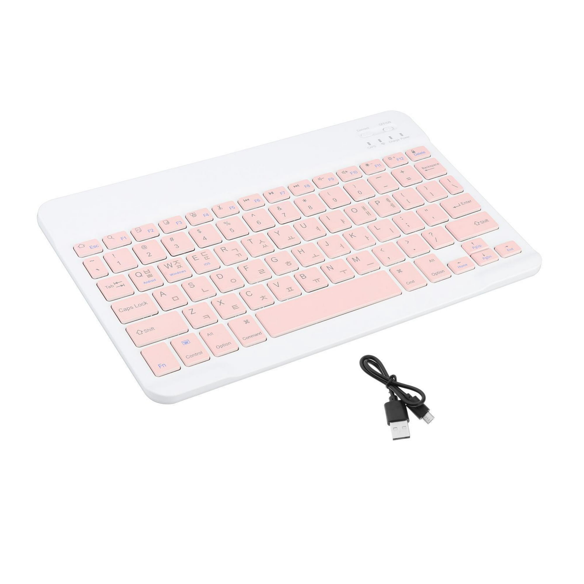 Teclado inalámbrico Bluetooth, teclado Bluetooth para iPad, teclado  inalámbrico con soporte para teléfono y alfombrilla de mouse, teclado de  tableta