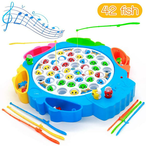 Juego de pesca de mesa, ideal para niños y niñas de 3 a 6 años y toda la  familia, de Adepaton LL-0137