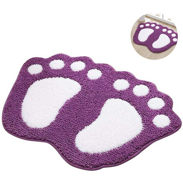 Bonitas almohadillas para los pies, alfombra suave de microfibra para baño,  felpudo antideslizante, felpudo grande bonito, alfombra absorbente para  dormitorio, alfombra de cocina Ormromra MZQ-0880-21