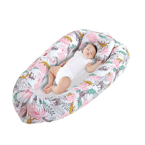 Cama nido suave portátil para bebé, cuna plegable de viaje para dormir,  cuna parachoques para bebés y recién nacidos Fivean unisex