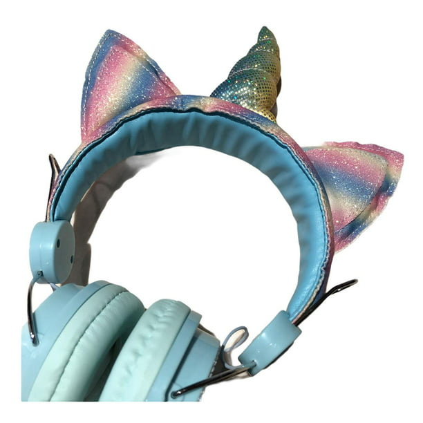 Funda decorativa de vinilo con notas musicales azules brillantes, kit de  envoltura de cuerpo completo compatible con auriculares inalámbricos