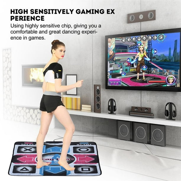 Alfombrilla de baile, Dance Dance Revolution con controlador de CD,  alfombrilla de baile USB para PC, alfombrilla de baile de baile, manta  compatible