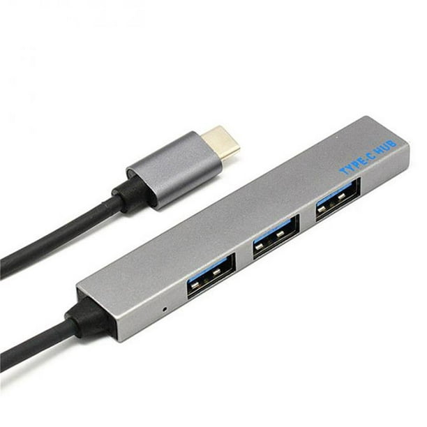 Adaptador OTG Tipo C a 4 Puertos USB 3.1