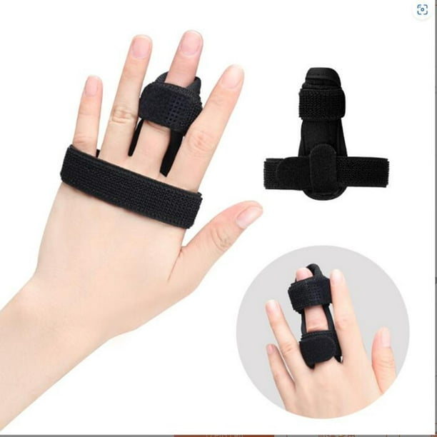 Férula para el pulgar, soporte de dedo para niños, color negro para  fractura de pulgar para tendinitis (XS)