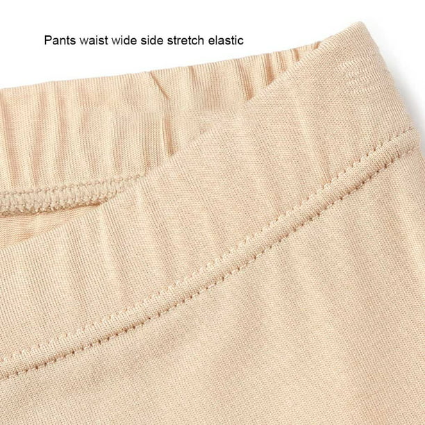Pantalones Térmicos Sólidos, Leggings Elásticos Delgados, Suaves Y Cómodos,  Lencería Y Ropa De Dormir Para Mujer