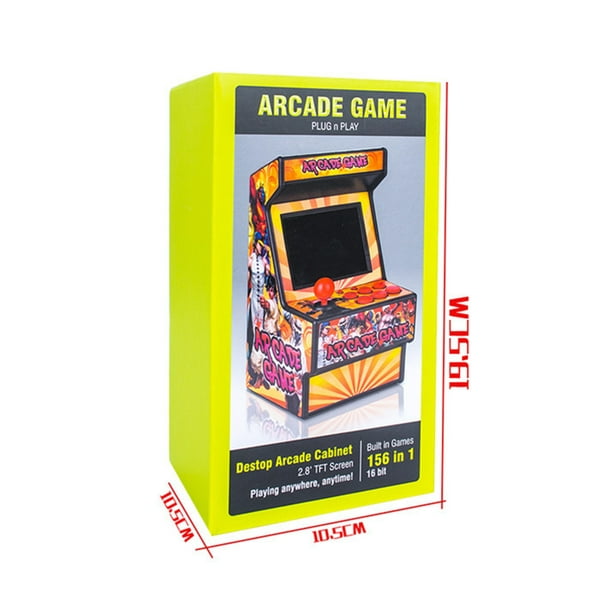 Reproductor de juegos para niños Pantalla de 2,8 pulgadas Consola de juegos  Arcade Mini regalo de cumpleaños portátil Wdftyju