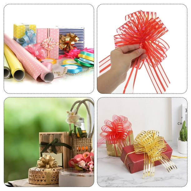 30 lazos grandes para envolver regalos, lazos de regalo para el día de San  Valentín, Navidad, vacaciones, decoración, cestas de regalo (rosa)