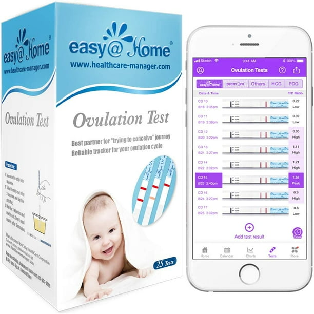 Manual de usuario de la tira de prueba de ovulación easy home