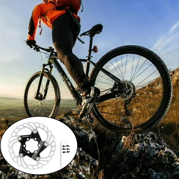 Rotor de freno de disco de bicicleta de carretera de montaña Frenos  hidráulicos de bicicleta de carretera de montaña Rotores de disco con  tornillos de 160mm negro Macarena Bicicleta de freno de