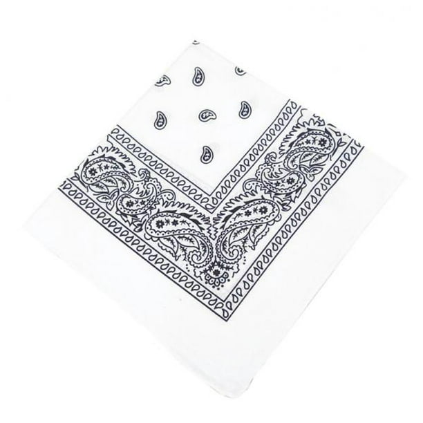 2x Mujeres Hombres Bandana de Paisley de doble cara Bandana para el cabello  Banda para el cabello y rojo Baoblaze Bandana de algodón con estampado de  cachemira