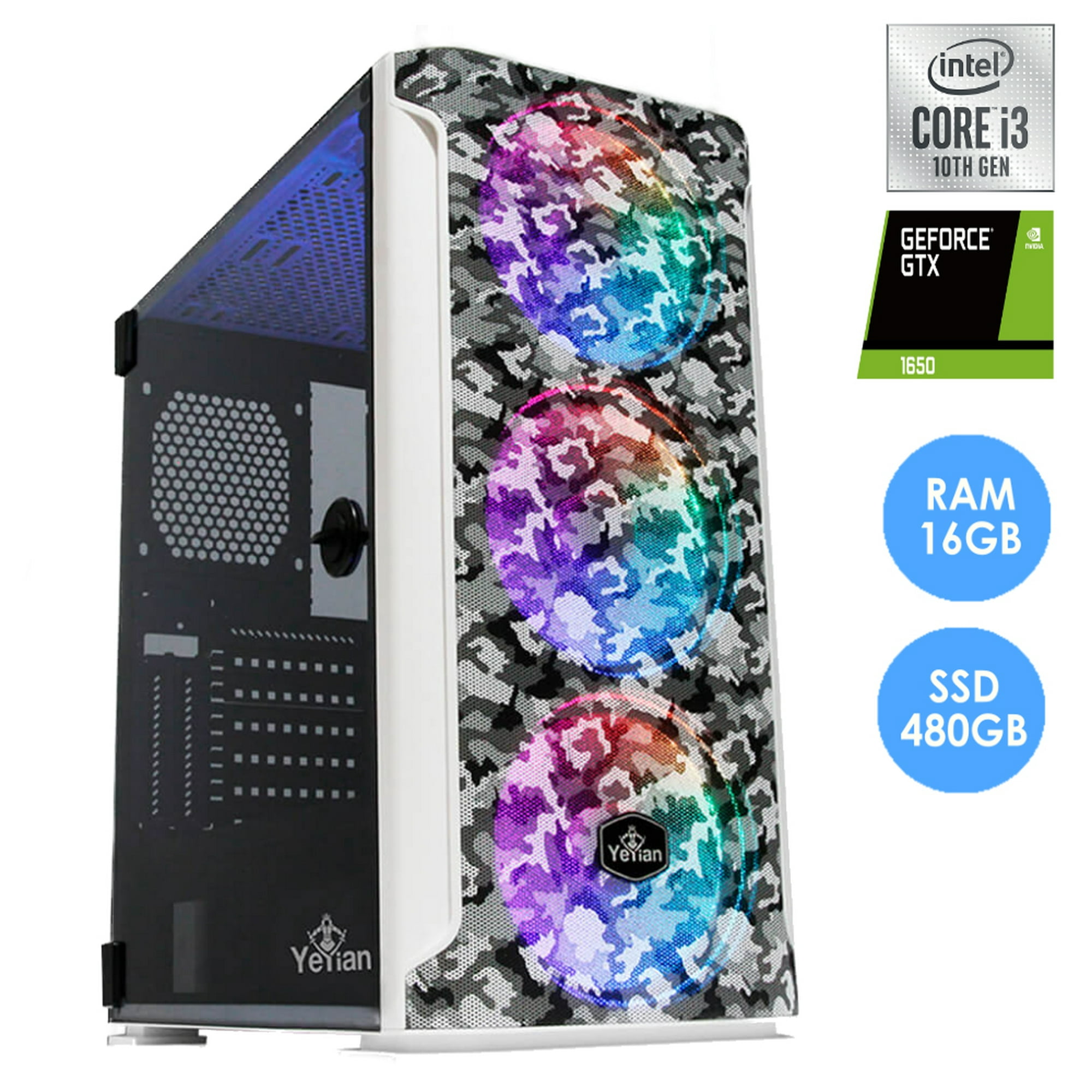 PC Gamer Intel Core i3 10100F - GTX 1650 - 16Gb Ram - SSD 480Gb - PC Gamer  com o melhor preço é na Coimbra Virtual