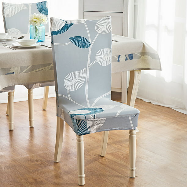para sillas de comedor con respaldo alto Tejido elástico Café Sunnimix  funda de asiento