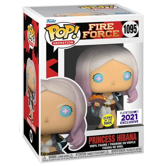 funko pop fire force princess hibana glow in the dark funimation 2022 exclusive funko 