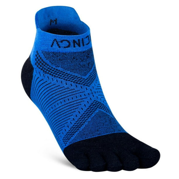 Calcetines deportivos transpirables Calcetines de tecnología avanzada  Coolmax AONIJIE Azul