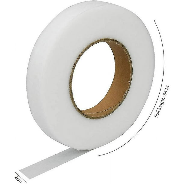 Cinta termoadhesiva con dobladillo blanco de 2cm X 64m, cinta de planchado  rápido de doble cara para YONGSHENG 8390606892133