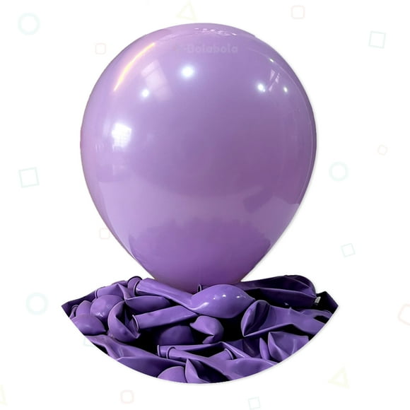 bola bola macarrón  globos color pastel  m003 violet  10 pulgadas  set de 5 bolsas con 50 uni panel decorativo m003 10 violet